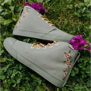 BANGS Sage Floral High Top